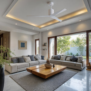 Urban Ambiance - Ceiling Fan - UMC9186 Contemporary Indoor/Outdoor Ceiling Fan, 12