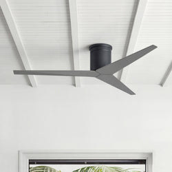 Urban Ambiance - Ceiling Fan - UMC9188 Modern Indoor/Outdoor Ceiling Fan, 10" H x 56" W x 56" D, Matte Black Finish, Briswynne Collection - 