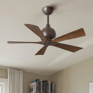 Urban Ambiance - Ceiling Fan - UMC9208 Traditional Indoor/Outdoor Ceiling Fan, 12" (Plus Downrod) H x 42" W x 42" D, Textured Bronze Finish, Whisora Collection - 