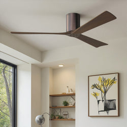 Urban Ambiance - Ceiling Fan - UMC9224 Modern Indoor/Outdoor Ceiling Fan, 10" H x 60" W x 60" D, Brushed Bronze Finish, Aerwyn Collection - 