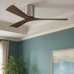 Urban Ambiance - Ceiling Fan - UMC9243 Modern Indoor/Outdoor Ceiling Fan, 10" H x 52" W x 52" D, Brushed Nickel Finish, Aerwyn Collection - 