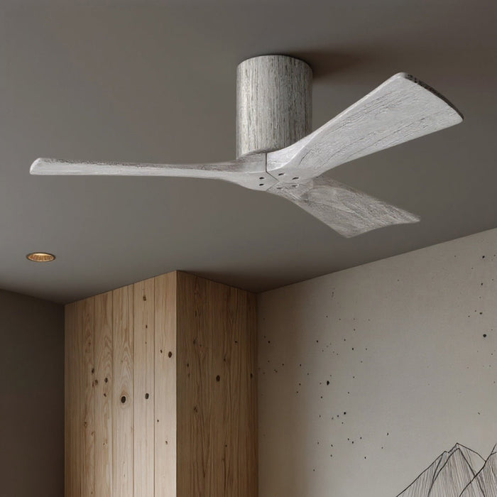 UMC9257 Craftsman Indoor/Outdoor Ceiling Fan, 10" H x 42" W x 42" D, Barn Wood Tone Finish, Aerwyn Collection