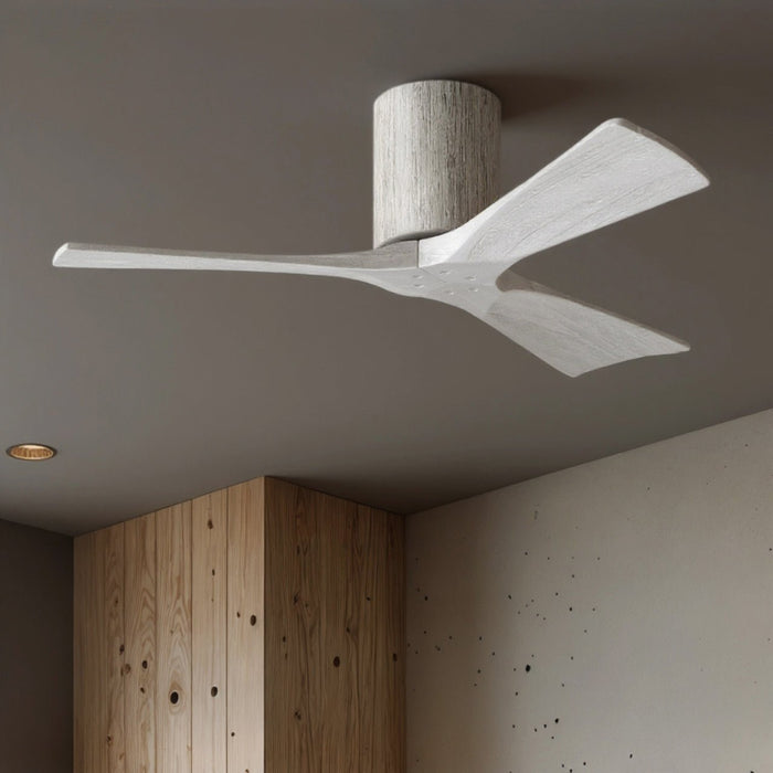 UMC9261 Scandinavian Indoor/Outdoor Ceiling Fan, 10" H x 42" W x 42" D, Barn Wood Tone Finish, Aerwyn Collection