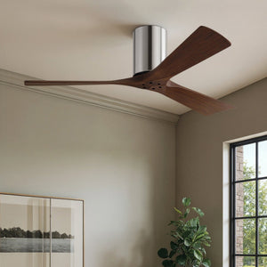 Urban Ambiance - Ceiling Fan - UMC9270 Rustic Indoor/Outdoor Ceiling Fan, 10" H x 52" W x 52" D, Polished Chrome Finish, Aerwyn Collection - 