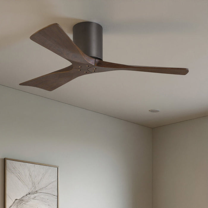 UMC9273 Modern Farmhouse Indoor/Outdoor Ceiling Fan, 10" H x 42" W x 42" D, Textured Bronze Finish, Aerwyn Collection