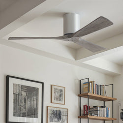 Urban Ambiance - Ceiling Fan - UMC9276 Scandinavian Indoor/Outdoor Ceiling Fan, 10" H x 52" W x 52" D, Gloss White Finish, Aerwyn Collection - 