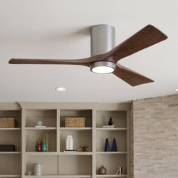 Urban Ambiance - Ceiling Fan - UMC9293 Contemporary Indoor/Outdoor Ceiling Fan, 12" H x 52" W x 52" D, Brushed Pewter Finish, Aerwyn Collection - 