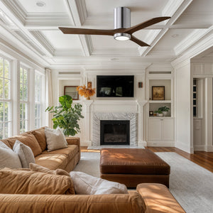 Urban Ambiance - Ceiling Fan - UMC9307 Scandinavian Indoor/Outdoor Ceiling Fan, 12