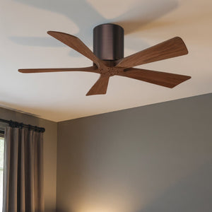 Urban Ambiance - Ceiling Fan - UMC9316 Rustic Indoor/Outdoor Ceiling Fan, 10" H x 42" W x 42" D, Brushed Bronze Finish, Aerwyn Collection - 