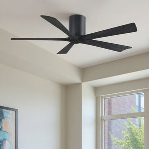 Urban Ambiance - Ceiling Fan - UMC9317 Modern Farmhouse Indoor/Outdoor Ceiling Fan, 10" H x 52" W x 52" D, Matte Black Finish, Aerwyn Collection - 