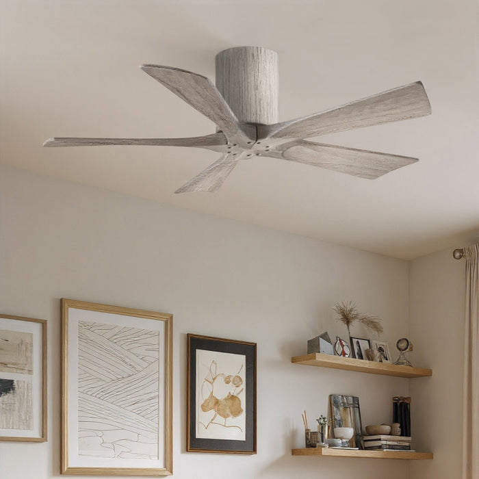 UMC9324 Natural Indoor/Outdoor Ceiling Fan, 10" H x 42" W x 42" D, Barn Wood Tone Finish, Aerwyn Collection