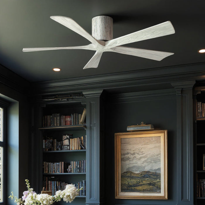 UMC9325 Farmhouse Indoor/Outdoor Ceiling Fan, 10" H x 52" W x 52" D, Barn Wood Tone Finish, Aerwyn Collection