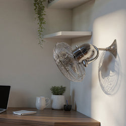 Urban Ambiance - Ceiling Fan - UMC9352 Industrial Indoor/Outdoor Ceiling Fan, 17.5" H x 13" W x 13" D, Polished Chrome Finish, Norellis Collection - 