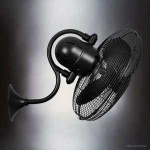 Urban Ambiance - Ceiling Fan - UMC9360 Art Deco Indoor/Outdoor Ceiling Fan, 14.5 H x 16