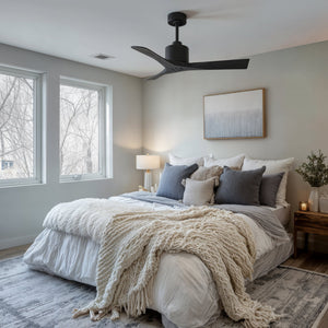 Urban Ambiance - Ceiling Fan - UMC9410 Scandinavian Indoor/Outdoor Ceiling Fan, 12