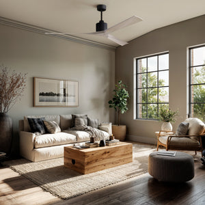 Urban Ambiance - Ceiling Fan - UMC9429 Industrial Indoor/Outdoor Ceiling Fan, 12