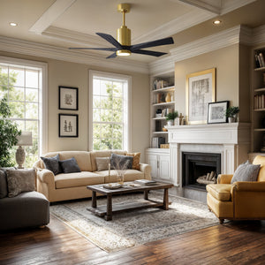 Urban Ambiance - Ceiling Fan - UMC9460 Modern Farmhouse Indoor/Outdoor Ceiling Fan, 14