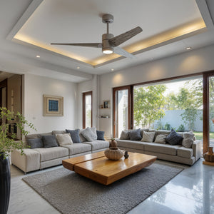 Urban Ambiance - Ceiling Fan - UMC9485 Modern Farmhouse Indoor/Outdoor Ceiling Fan, 12