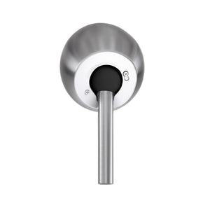The Urban Ambiance UMCCC-BN Cathedral Ceiling Canopy in Brushed Nickel is a stainless steel, wall-mounted fixture for UMC fan models, featuring a cylindrical rod and round base, compatible with steep pitch ceilings.
