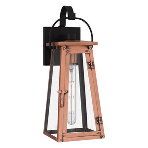 Urban Ambiance - Wall Sconce - UQL10051 Vintage Outdoor Wall Sconce, 16.5''H x 6''W x 7.25''D, Aged Copper Finish, Oslo Collection - 