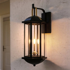 Urban Ambiance - Wall Sconce - UQL10083 Transitional Outdoor Wall Sconce, 26.25''H x 10.00''W x 10.75''Dep, Matte Black Finish, Richland Collection - 