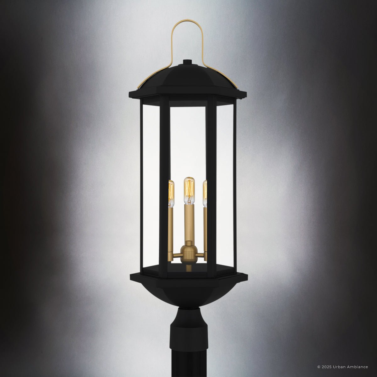 UQL10084 Transitional Outdoor Post Light, 28.00''H x 10.00''W x 10.00 ...