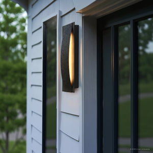 Urban Ambiance - Wall Sconce - UQL10150 Urban Loft Outdoor Wall Sconce, 18.00''H x 5.25''W x 3.25''Dep, Earth Black Finish, Chelsea Collection - 