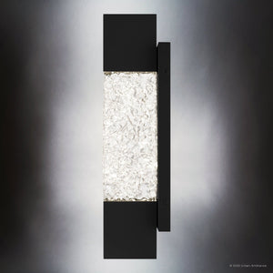 Urban Ambiance - Wall Sconce - UQL10220 Cosmopolitan Outdoor Wall Sconce, 16.00''H x 4.50''W x 4.25''Dep, Matte Black Finish, Keizer Collection - 