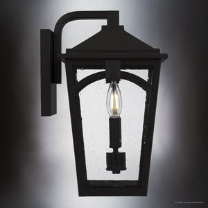 Urban Ambiance - Wall Sconce - UQL10281 Traditional Outdoor Wall Sconce, 14.5''H x 8.25''W x 9.75''Dep, Western Bronze Finish, Grenshaw Collection - 