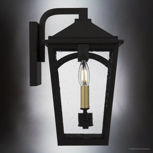Urban Ambiance - Wall Sconce - UQL10281 Traditional Outdoor Wall Sconce, 14.5''H x 8.25''W x 9.75''Dep, Western Bronze Finish, Grenshaw Collection - 