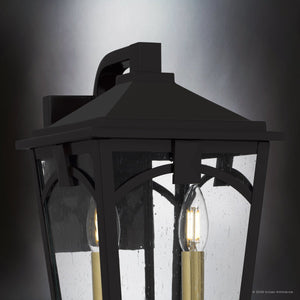 Urban Ambiance - Wall Sconce - UQL10281 Traditional Outdoor Wall Sconce, 14.5''H x 8.25''W x 9.75''Dep, Western Bronze Finish, Grenshaw Collection - 