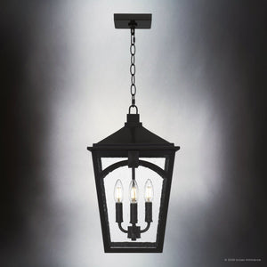 Urban Ambiance - Pendant - UQL10283 Traditional Outdoor Pendant, 17.75''H x 10.75''W x 10.75''Dep, Western Bronze Finish, Grenshaw Collection - 
