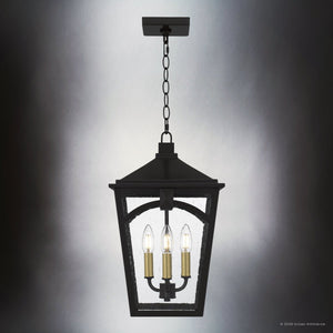Urban Ambiance - Pendant - UQL10283 Traditional Outdoor Pendant, 17.75''H x 10.75''W x 10.75''Dep, Western Bronze Finish, Grenshaw Collection - 