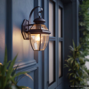 Urban Ambiance - Outdoor Wall Sconce - UQL1140 Colonial Outdoor Wall Light, 11.5