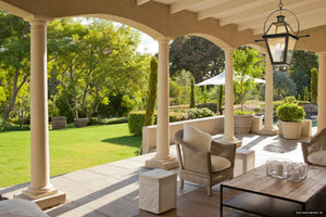 Urban Ambiance - Pendant - UQL1860 Vintage Outdoor Pendant, 29.50''H x 27.50''W x 13.50''D, Industrial Bronze Finish, Paris Collection - 