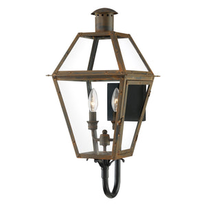 Urban Ambiance - Wall Sconce - UQL1861 Vintage Outdoor Wall Sconce, 23.50''H x 10.50''W x 12.75''D, Industrial Bronze Finish, Paris Collection - 