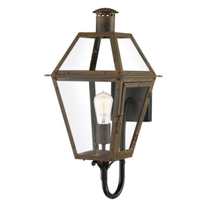 Urban Ambiance - Wall Sconce - UQL1862 Vintage Outdoor Wall Sconce, 20.50''H x 9.50''W x 11.00''D, Industrial Bronze Finish, Paris Collection - 