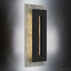 The Urban Ambiance UQL1880 Luxe Industrial Outdoor Wall Sconce from the Burnie Collection features an 18.25