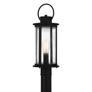 Urban Ambiance - Post Light - UQL1924 Nautical Outdoor Post Light, 20.25''H x 7.5''W x 7.5''D, Matte Black Finish, Jasper Collection - 