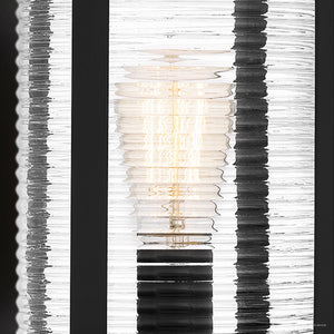 Urban Ambiance - Post Light - UQL1924 Nautical Outdoor Post Light, 20.25''H x 7.5''W x 7.5''D, Matte Black Finish, Jasper Collection - 