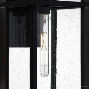 Urban Ambiance - Wall Sconce - UQL1932 Modern Farmhouse Outdoor Wall Sconce, 19.5''H x 9.5''W x 10.5''D, Matte Black Finish, Munich Collection - 