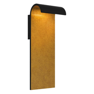 Urban Ambiance - Wall Sconce - UQL1980 Contemporary Outdoor Wall Sconce, 16''H x 6''W x 4.75''D, Matte Black Finish, Mayville Collection - 