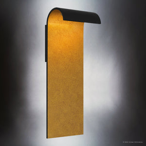 Urban Ambiance - Wall Sconce - UQL1981 Contemporary Outdoor Wall Sconce, 21''H x 8''W x 5.75''D, Matte Black Finish, Mayville Collection - 