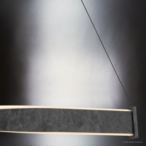 Urban Ambiance - Chandelier - UQL22000 Modern Indoor Chandelier, 2.75''H x 50''W x 4.25''Dep, Old Black Finish Finish, Kesterton Collection - 