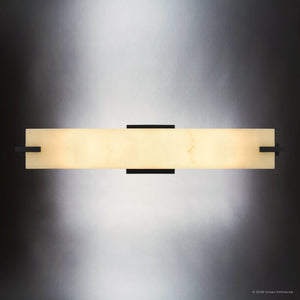 Urban Ambiance - Bath Light - UQL22041 Modern Indoor Bath Light, 4.5''H x 24''W x 4.38''Dep, Matte Black Finish, Xenton Collection - 