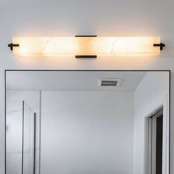 Urban Ambiance - Bath Light - UQL22043 Modern Indoor Bath Light, 4.5''H x 32''W x 4.38''Dep, Matte Black Finish, Xenton Collection - 