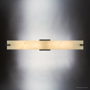 Urban Ambiance - Bath Light - UQL22043 Modern Indoor Bath Light, 4.5''H x 32''W x 4.38''Dep, Matte Black Finish, Xenton Collection - 