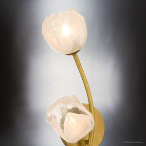 Urban Ambiance - Wall Sconce - UQL22095 Natural Indoor Wall Sconce, 24.25''H x 8''W x 7.5''Dep, Vintage Brass Finish, Alderwick Collection - 