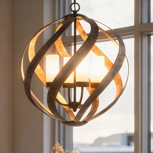 Urban Ambiance - Chandelier - UQL2781 Rustic Chandelier, 23