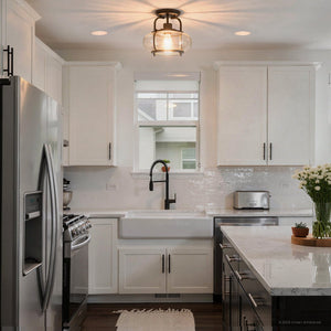 Urban Ambiance - Ceiling Light - UQL3271 Utilitarian Ceiling Light, 9.28